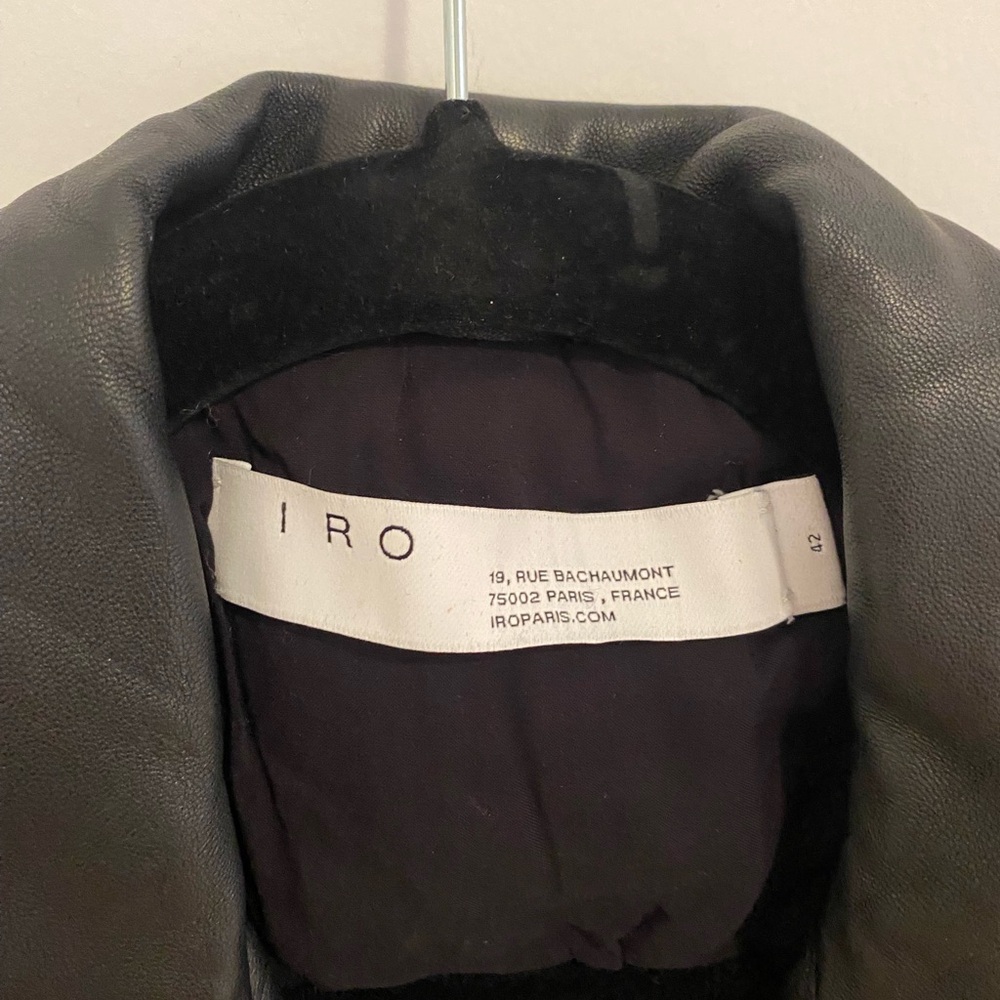 IRO Newhawn Leather Jacket - Picture 9 of 12